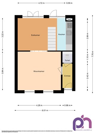 Floorplan - Oud-Cromstrijensedijk WZ 7, 3286 BR Klaaswaal